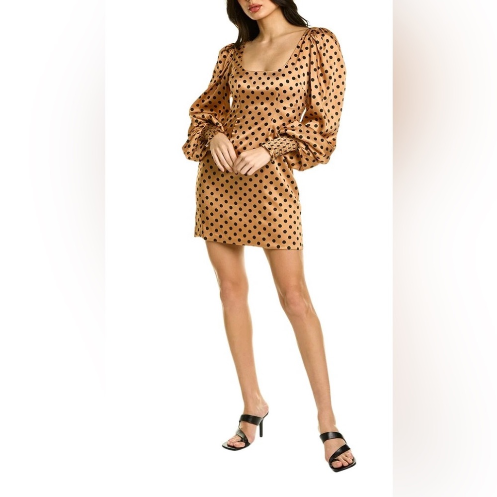 Caroline Constas Odette Silk-Blend Mini Dress